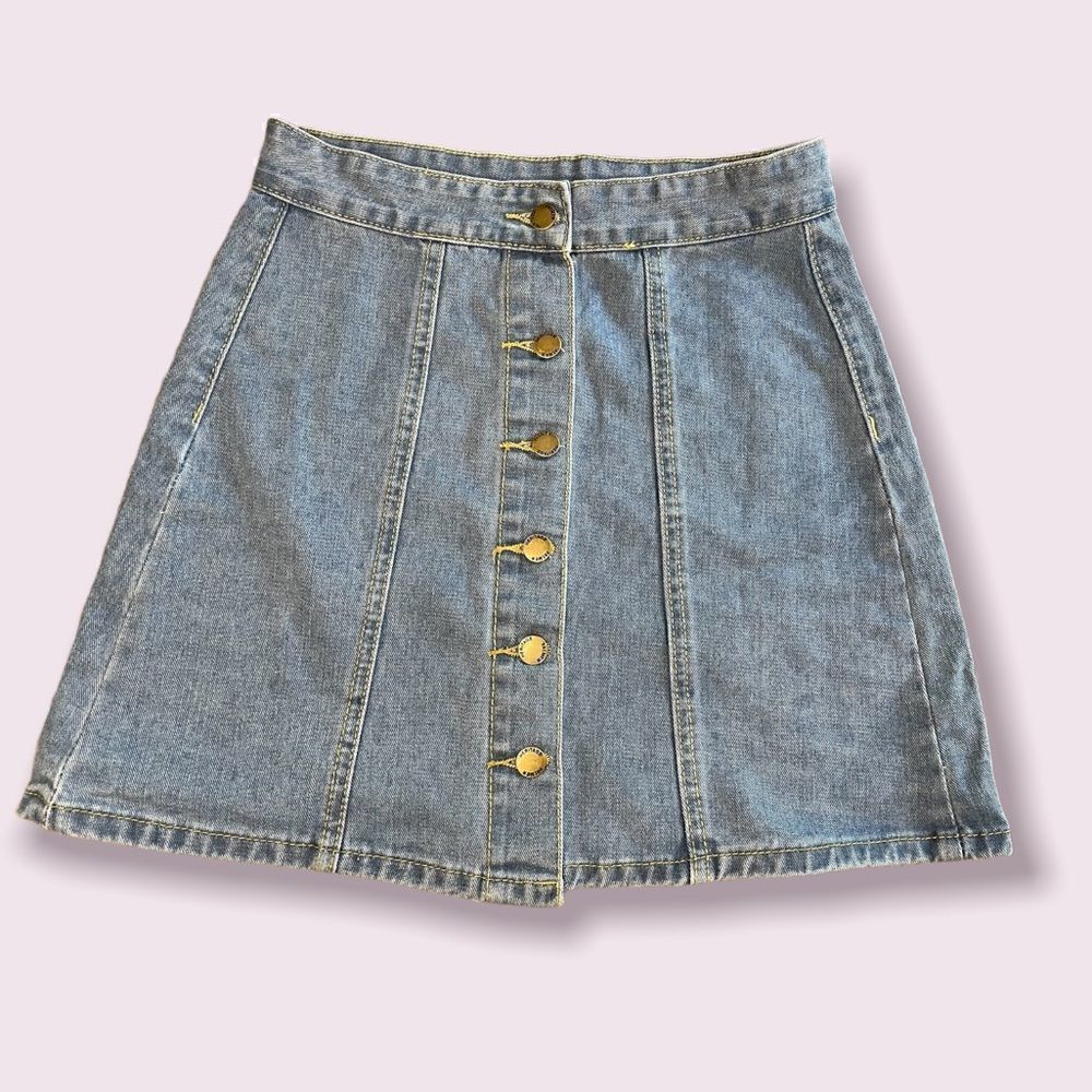 Shein Denim Skirt   